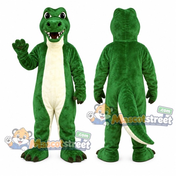 Green Crocodile Mascot Costume