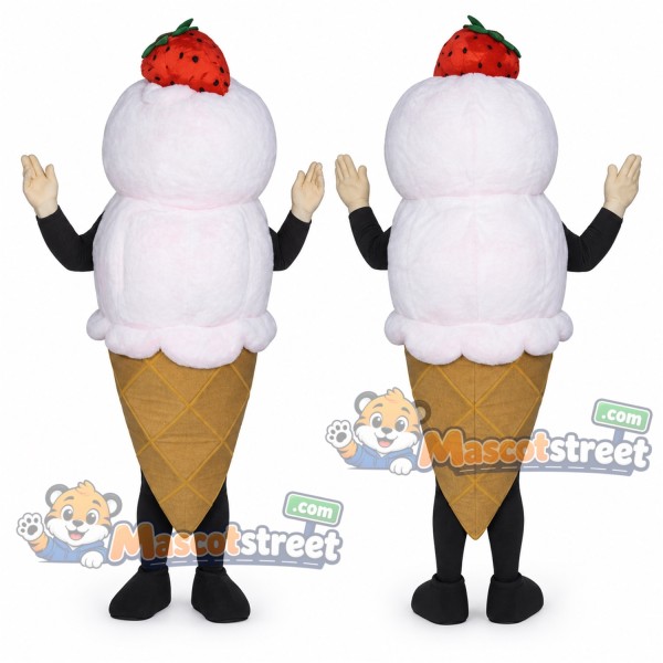 Ice Cream Cone Mascot Costume