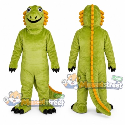 Green Iguana Mascot Costume Green Iguana Mascot Costume