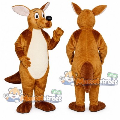 Brown Kangaroo Mascot Costume Brown Kangaroo Mascot Costume