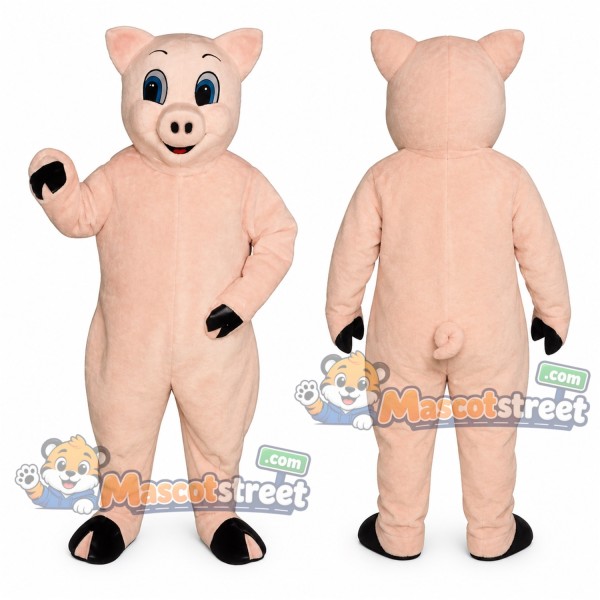 Pink Pig Mascot Costume