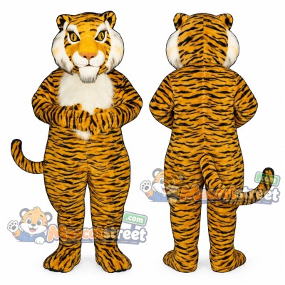 Orange Tiger Mascot Costume