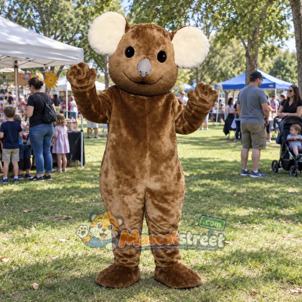 Brown Koala Mascot Costume Brown Koala Mascot Costume