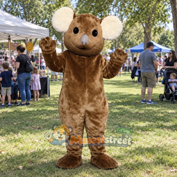 Brown Koala Mascot Costume