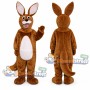 Brown Kangaroo Mascot Costume