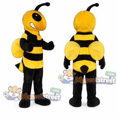 Yellow and Black Bee Mascot Costume Yellow and Black Bee Mascot Costume