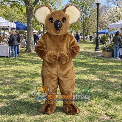 Brown Koala Mascot Costume Brown Koala Mascot Costume