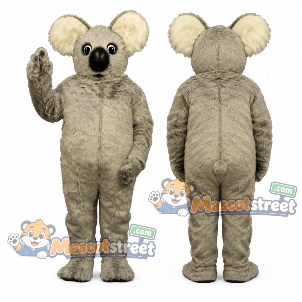 Gray Koala Mascot Costume Gray Koala Mascot Costume
