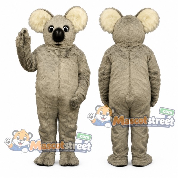 Gray Koala Mascot Costume