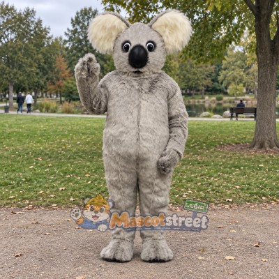 Gray Koala Mascot Costume Gray Koala Mascot Costume
