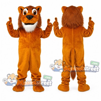 Orange Lion Mascot Costume Orange Lion Mascot Costume