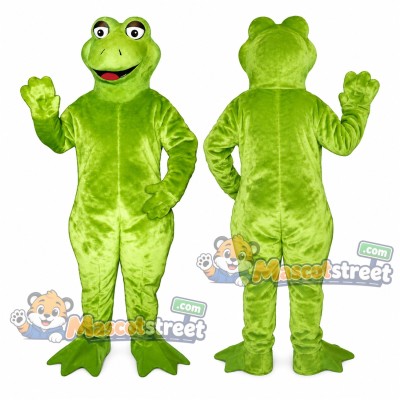 Green Frog Mascot Costume Green Frog Mascot Costume