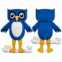 Blue Owl Mascot Costume