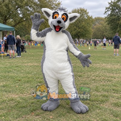 Gray Lemur Mascot Costume Gray Lemur Mascot Costume
