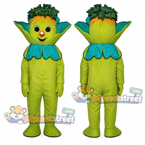 Green Lettuce Mascot Costume