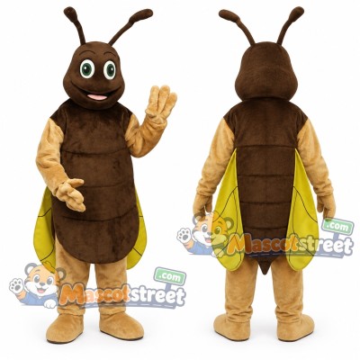 Brown Locust Mascot Costume Brown Locust Mascot Costume