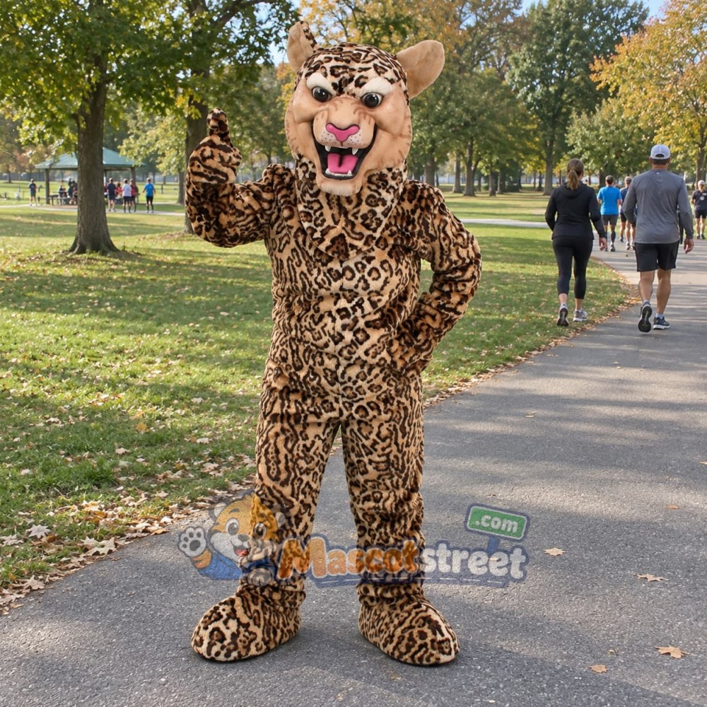 Leopard Mascot Costume Leopard Mascot Costume