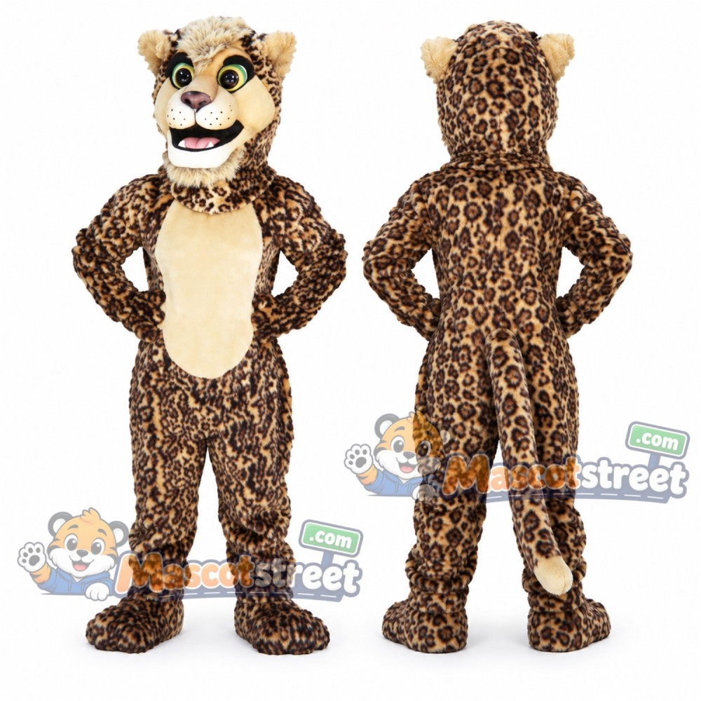 Leopard Mascot Costume Leopard Mascot Costume