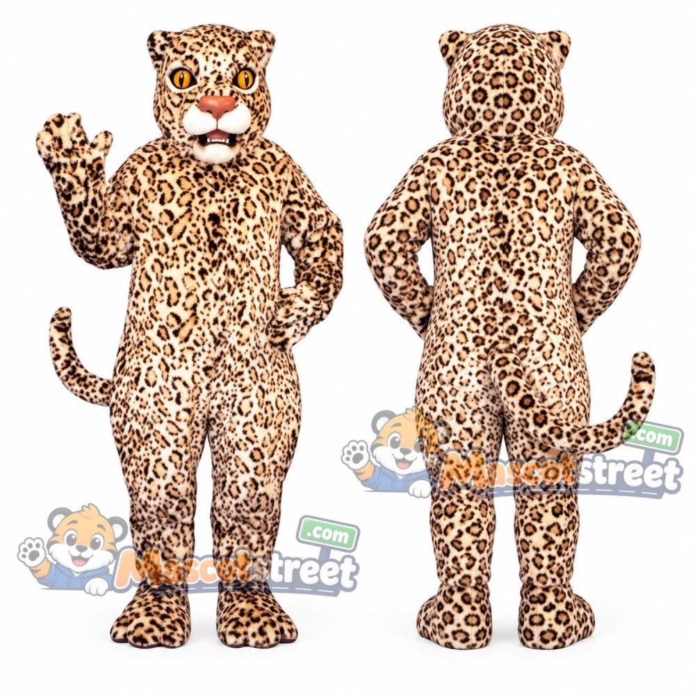 Leopard Mascot Costume Leopard Mascot Costume