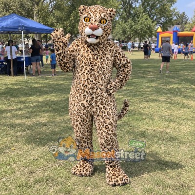 Leopard Mascot Costume Leopard Mascot Costume