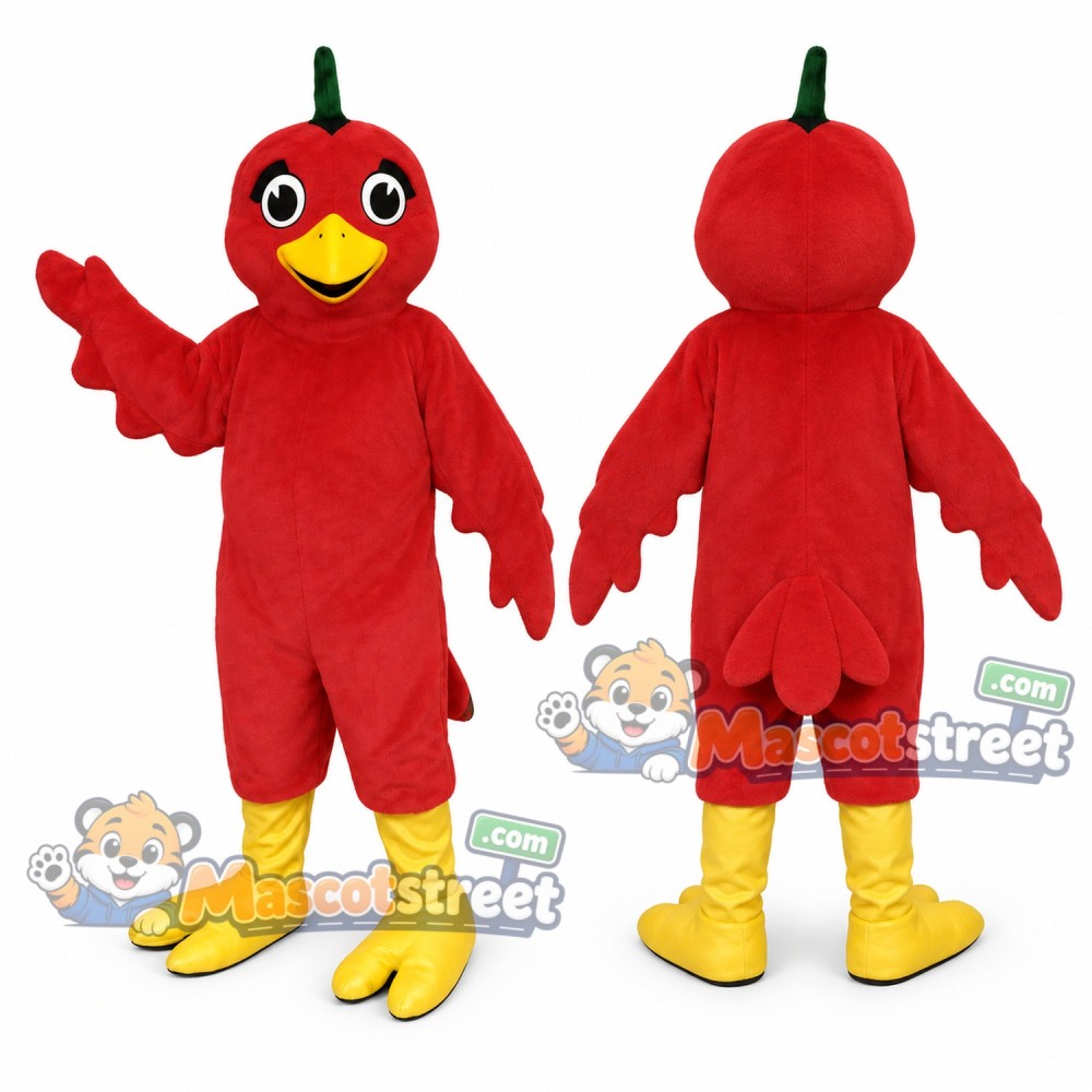 Red Bird Mascot Costume