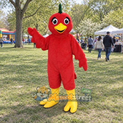 Red Bird Mascot Costume