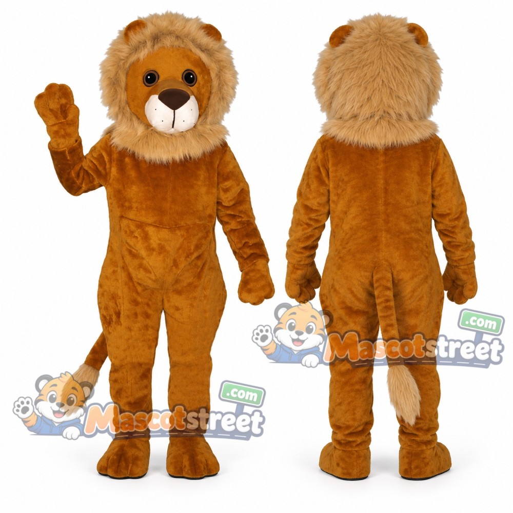 Brown Lion Mascot Costume Brown Lion Mascot Costume