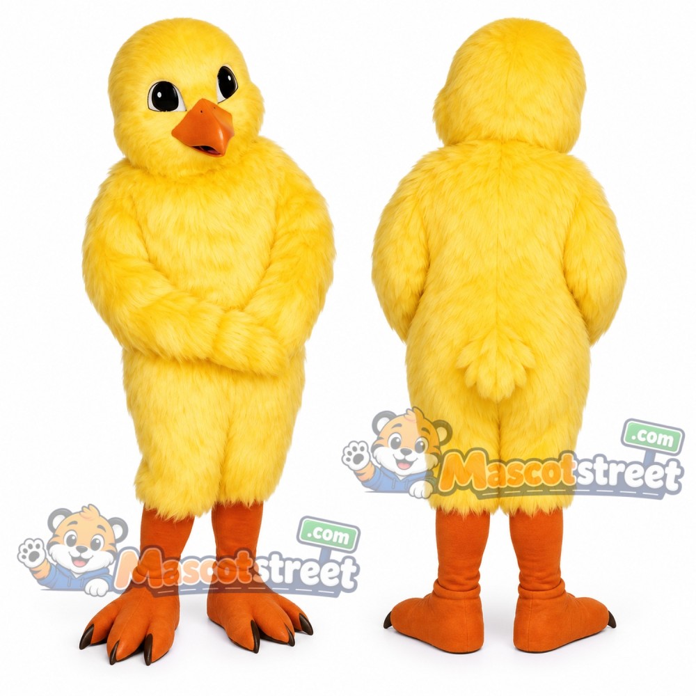 Yellow Chick Mascot Costume Yellow Chick Mascot Costume