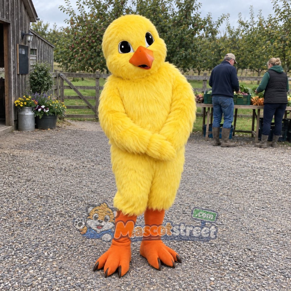 Yellow Chick Mascot Costume Yellow Chick Mascot Costume