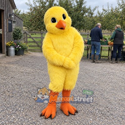 Yellow Chick Mascot Costume Yellow Chick Mascot Costume