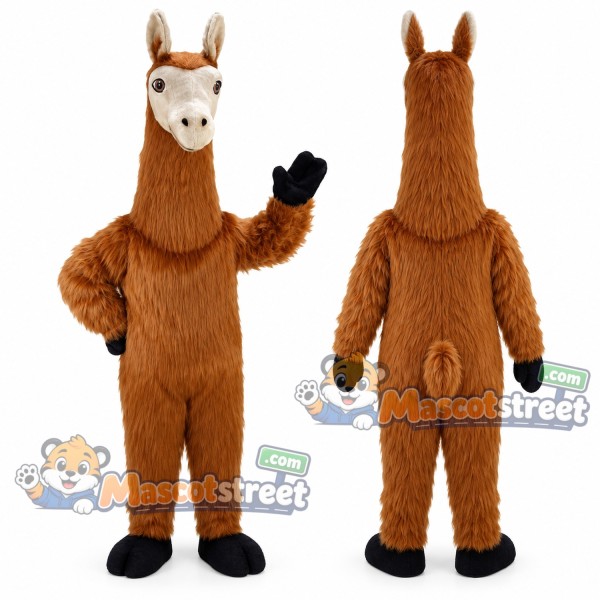Brown Llama Mascot Costume