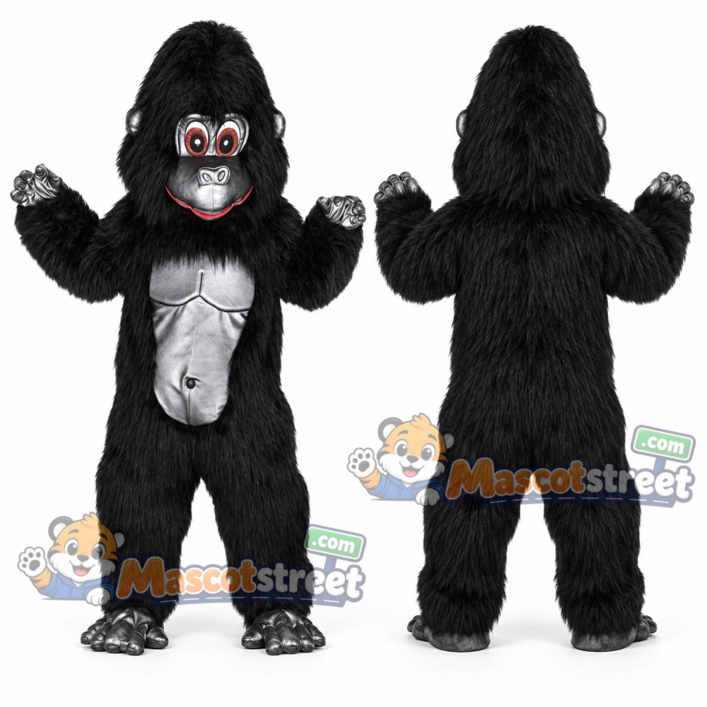 Black Gorilla Mascot Costume