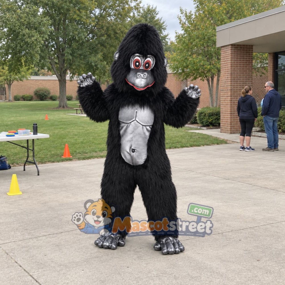 Black Gorilla Mascot Costume