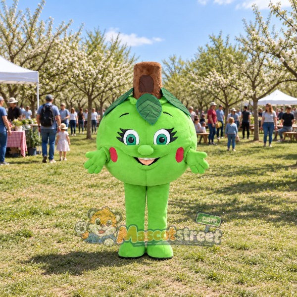 Green Artichoke Mascot Costume