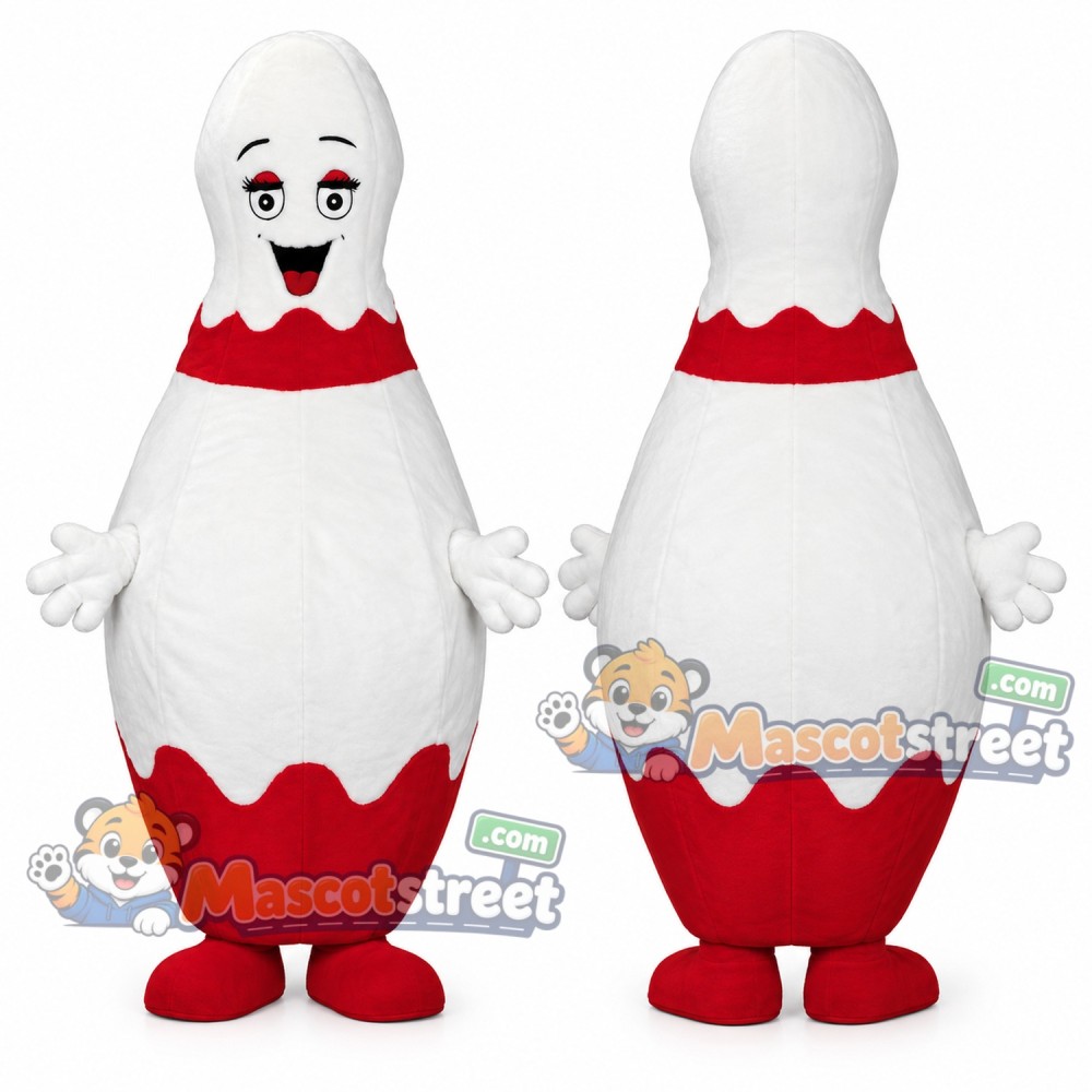 Bowling Pin Mascot Costume