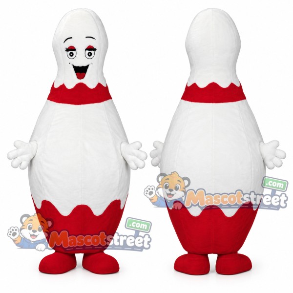 Bowling Pin Mascot Costume