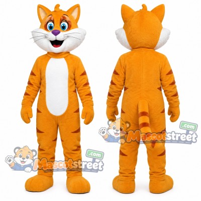 Orange Cat Mascot Costume Orange Cat Mascot Costume