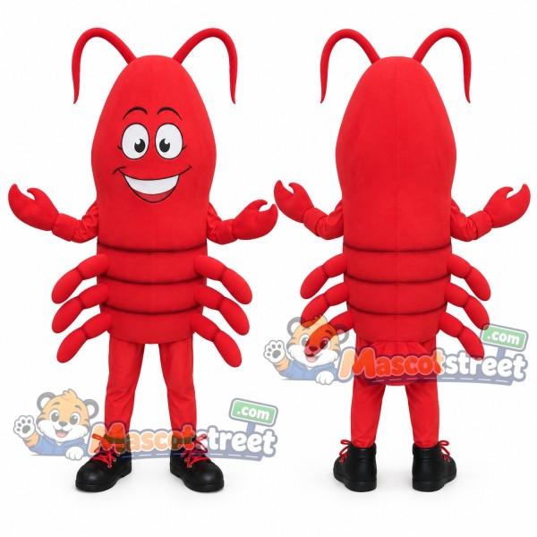 Red Crayfish Mascot Costume