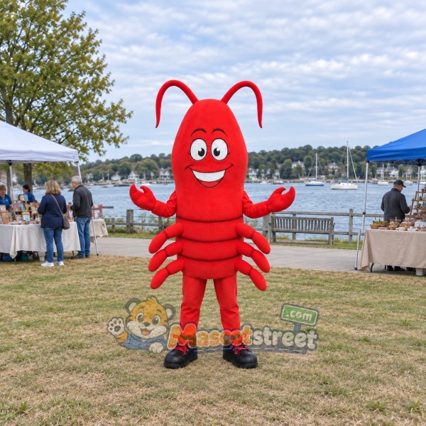 Red Crayfish Mascot Costume