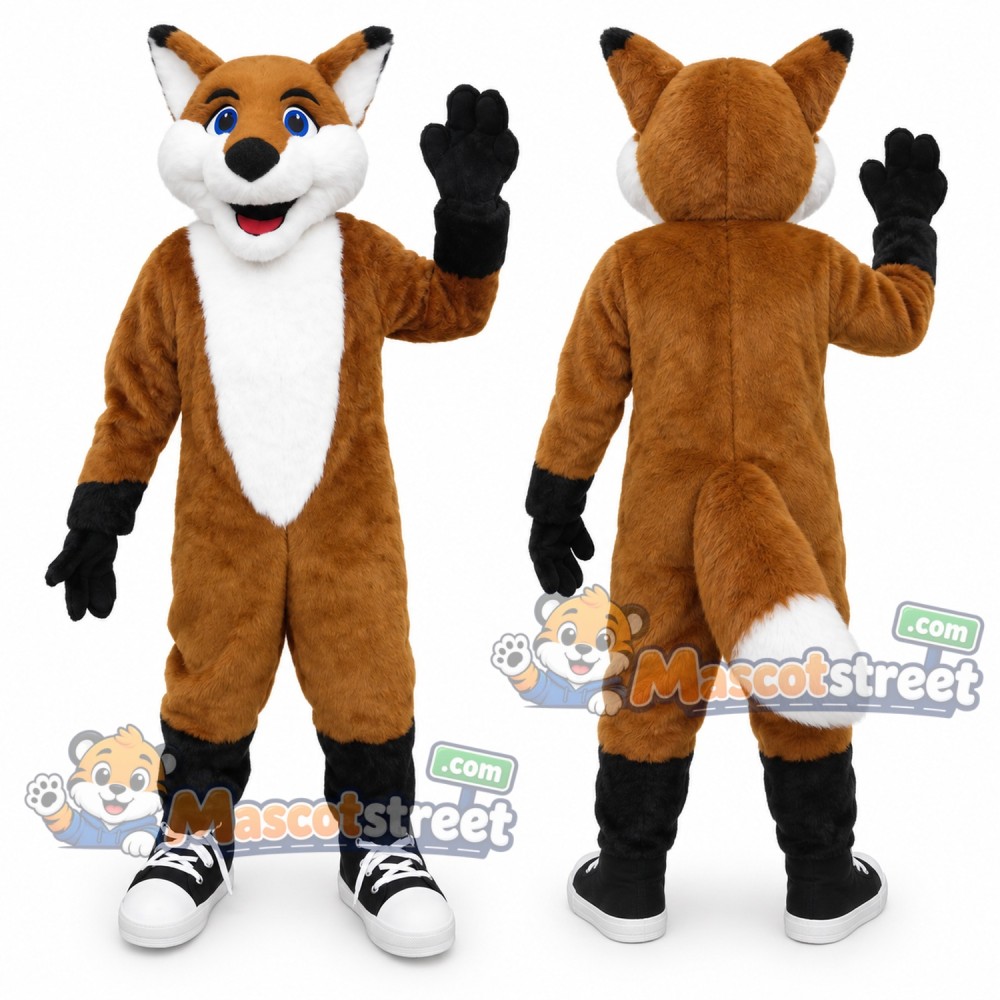 Brown Fox Mascot Costume Brown Fox Mascot Costume