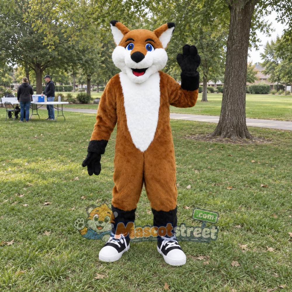 Brown Fox Mascot Costume Brown Fox Mascot Costume