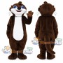 Brown Otter Mascot Costume