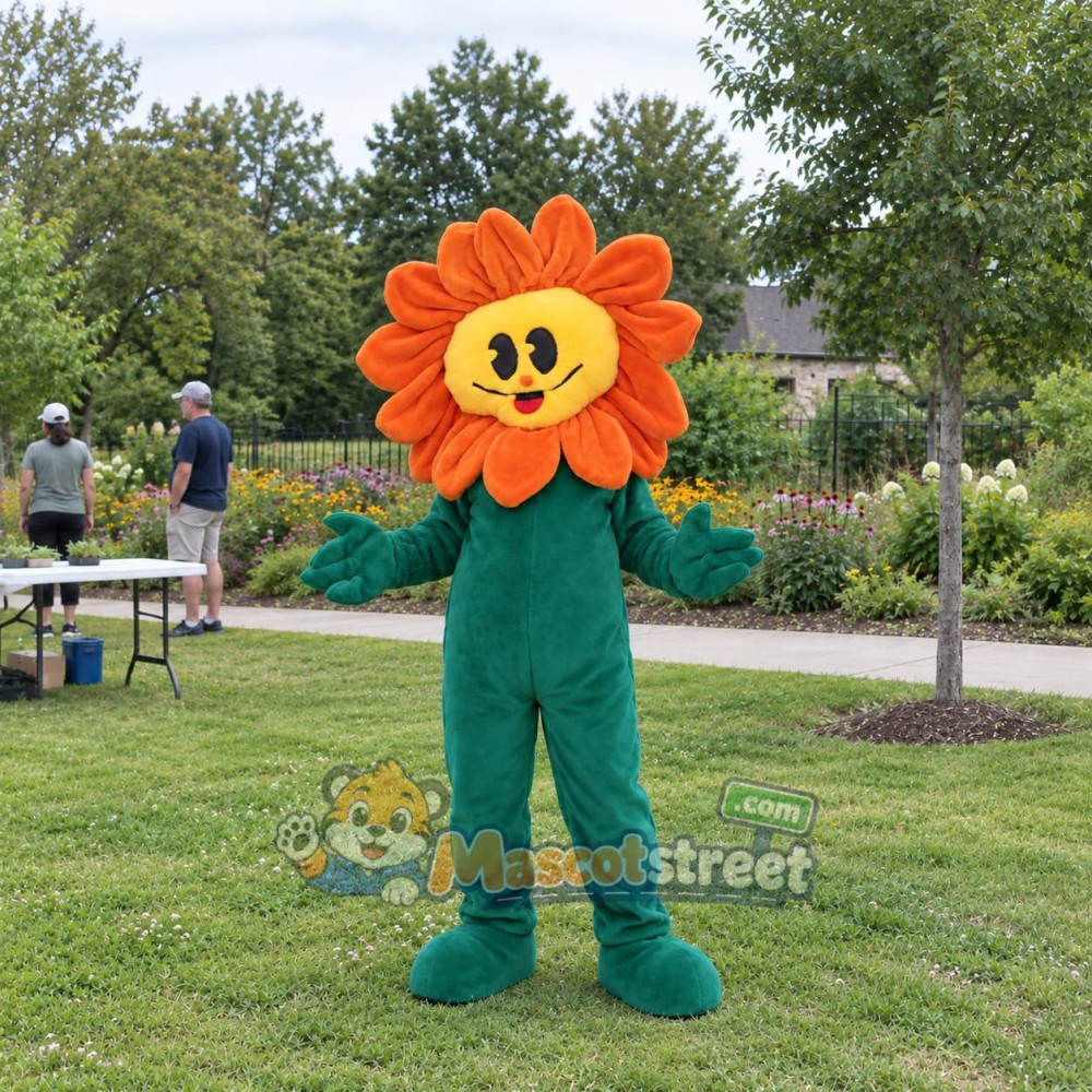 Sunflower Mascot Costume