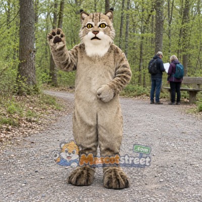 Lynx Mascot Costume Lynx Mascot Costume