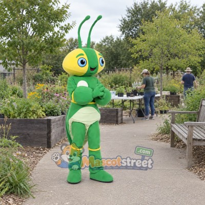 Green Mantis Mascot Costume Green Mantis Mascot Costume