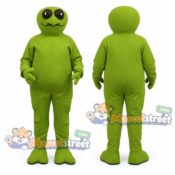 Green Alien Mascot Costume