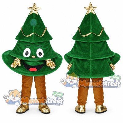 Christmas Tree Mascot Costume Christmas Tree Mascot Costume