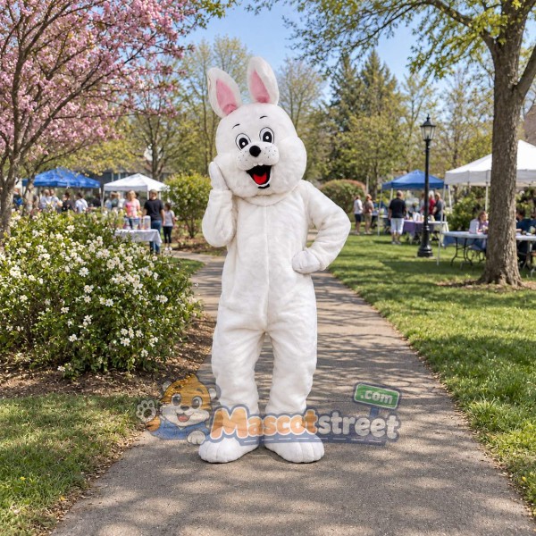 White Rabbit Mascot Costume