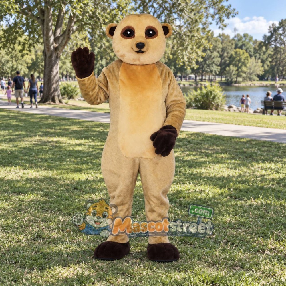 Tan Meerkat Mascot Costume