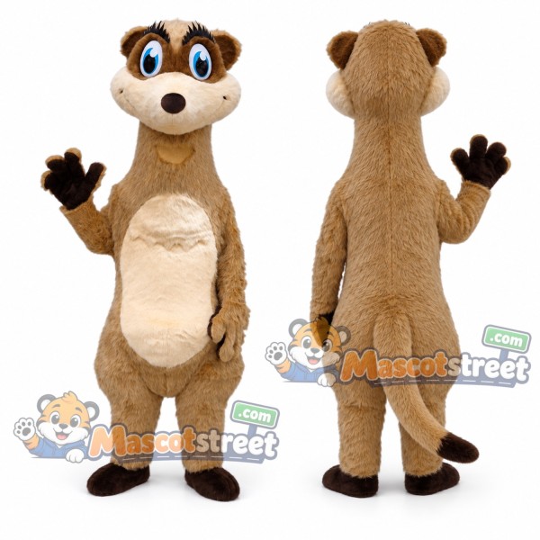Tan Meerkat Mascot Costume